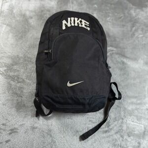 Nike Sand Backpack 90s Arch Graffiti Logo Center Swoosh Y2K Streetwear Commuter